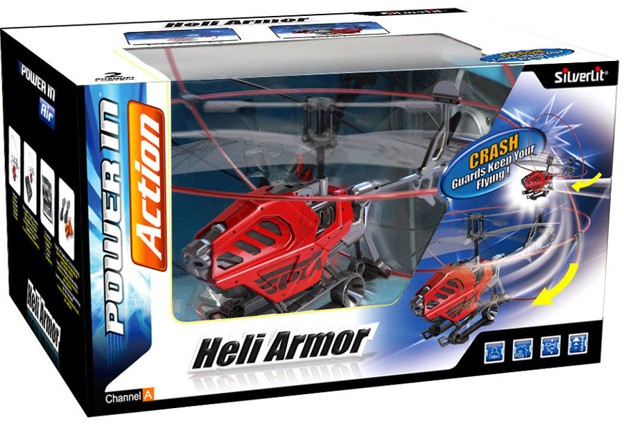 Вертолет 2- канальный Silverlit Heli Armor с защитными кольцами  